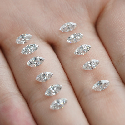 kupować 1.5x3.3-4.8x9.5mm 0,01 Do 0,68ct Naturalne Diamenty Melee Biały Markizowy Kształt DEF Kolor VVS Jasność online manufacture