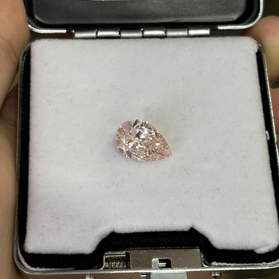 kupować 3.01CT Fancy Light Pink Cvd Diament VS1 2EX CVD Lab Grown Diamond Pear Cut IGI Certified online manufacture
