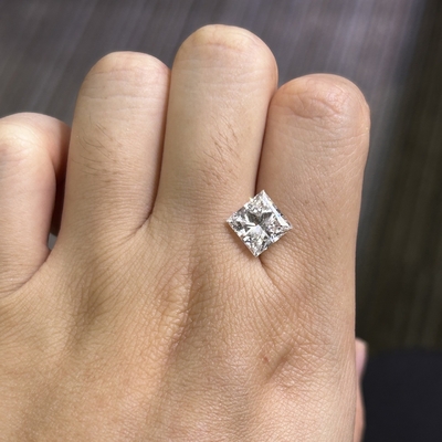 kupować 3.32CT F VS1 EX VG CVD Princess Lab Diament IGI Certyfikat LG628422058 online manufacture