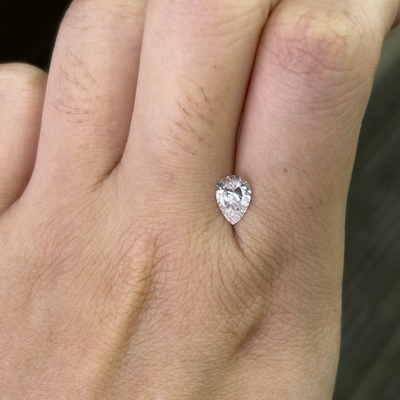 kupować 0.82 Jasność F Kolor VS2 Jasność 2EX CVD Laboratory Grown Diamonds Pear Cut online manufacture