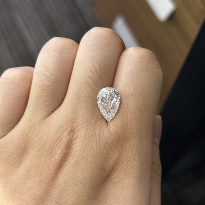 kupować 4.09CT F VS1 EX VG CVD Pear Shaped Laboratory Created Diamond LG628426480 online manufacture