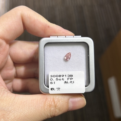 kupować 0.5ct VS1 Clarity Light Pink Lab Grown Diamond Pear Cut online manufacture