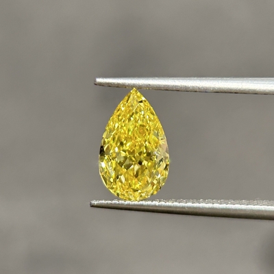 kupować 1.66ct VVS2 Wyrosły Kanaryk Diament CVD HPHT Fancy VIVID Żółty online manufacture