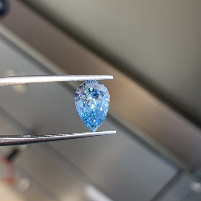kupować Fancy VIVID Blue VS2 2EX N IGI Pear Shaped Lab Diamond 2,11ct online manufacture