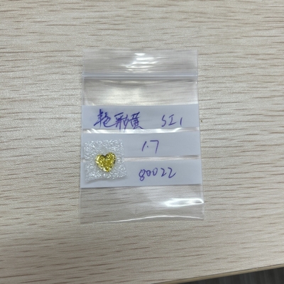 kupować 1.7CT Fancy Yellow SI1 HPHT Kanary Diamenty serce cięcie online manufacture