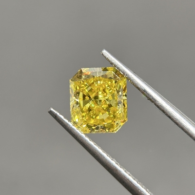 kupować 1.34ct VS1 Fancy Yellow Laboratory Grown Diamonds For Jewelry Making online manufacture