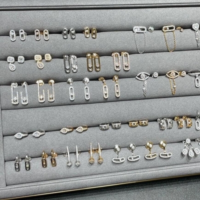kupować 18k masywny złoto szlachetne biżuteria replika biżuteria H kolor SI1 jasność online manufacture