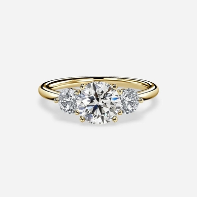kupować 3 Pierścień z kamienia, wyhodowany w laboratorium, pierścionek z diamentów 1 do 3ct 18K 14K 10K 9K PT online manufacture