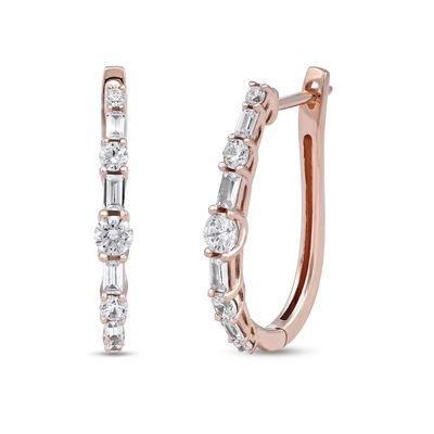 kupować 10K 14K 18K Złoto masywne, wykonane w laboratorium, diamentowe kolczyki. online manufacture