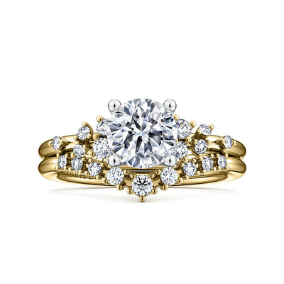 kupować Lab Diamond Wedding Band VVS Clarity HPHT Okrągły pierścionek z diamentem uprawianym w laboratorium online manufacture