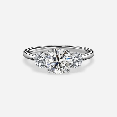 kupować VVS Clarity HPHT Round Cut Lab Grown Diamond Ring 2 karat Custom Diamond Wedding Bands online manufacture