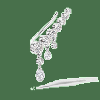 kupować 0.7 karatów Laboratoryjnie wykonane diamentowe kolczyki VVS Clarity HPHT Pear Cut online manufacture