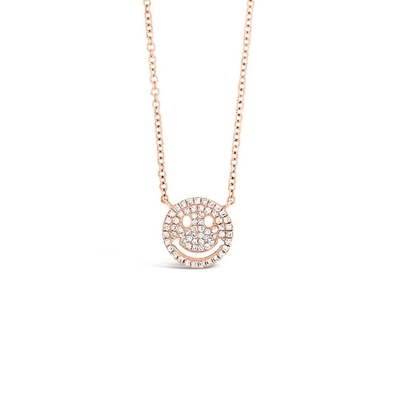 kupować 18K Solid Gold Clarity CVD Round Cut Bezel Lab Grown Diamond Necklace Klasyczny styl online manufacture