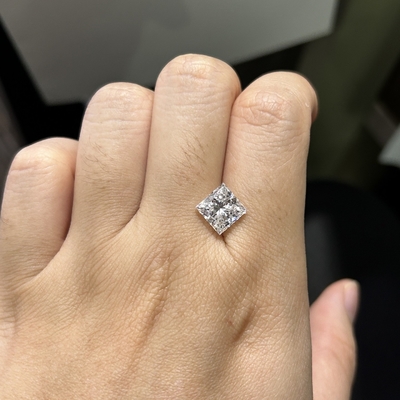 3.09CT D Kolor VS1 Przejrzystość EX VG CVD Princess Lab Wyhodowane Diamenty