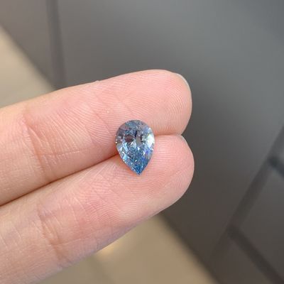 1.03ct Diamenty wyhodowane w laboratorium CVD Pierze Cięcie Fancy Intense Blue VS2 2EX N IGI