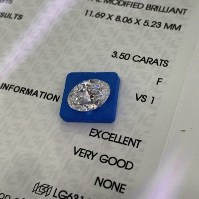 HYF 3,5 karat VS1 F Diamenty syntetyczne Laboratorium Diament stworzony z CVD