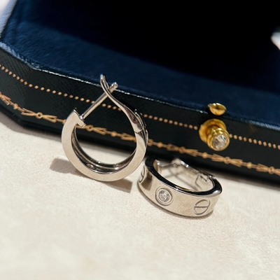 OEM ODM Kolczyki ze złota 18k Kolczyki z naturalnego diamentu AU750