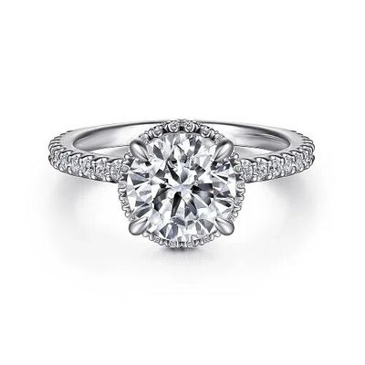 Lab Diamond Wedding Band VVS Clarity HPHT Okrągły pierścionek z diamentem uprawianym w laboratorium