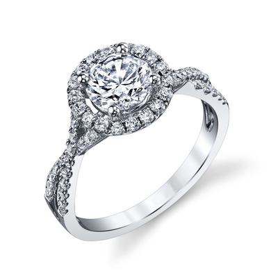 Lab Diamond Wedding Band VVS Clarity HPHT Okrągły pierścionek z diamentem uprawianym w laboratorium