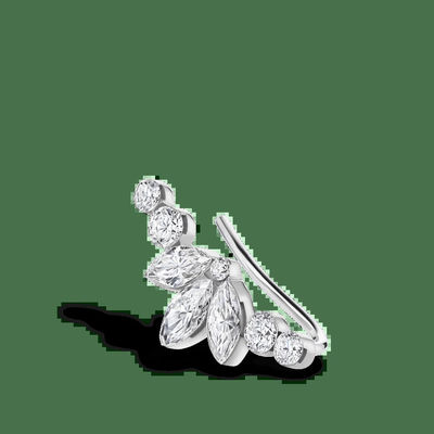 0.67 karatów Lab stworzył diamentowe kolczyki VVS Jasność HPHT Marquee Cut